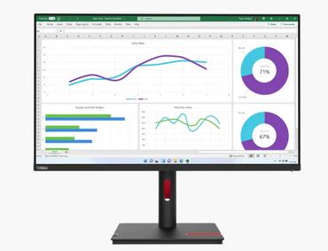 Монитор Lenovo ThinkVision T32h-30 31.5' IPS, WLED, 16:9, 2560x1440, 4ms, 1000:1, 60Hz, 350 cd/m2, USB-C, HDMI, DP, RJ45, Tilt, Swivel, Pivot, Height Adjust Stand
