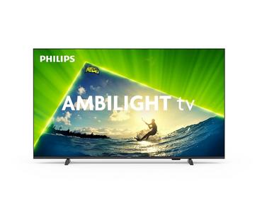 Телевизор Philips 65PUS8209/12, 65' 4K Ultra HD QLED, 3840x2160, DVB-T/T2/T2-HD/C/S/S2, 60Hz, Ambilight 3, Pixel Precise UHD, HDR+, Titan OS, Dolby Atmos, VRR, 3*HDMI, 2*USB, 802.11n, 20W RMS, Black