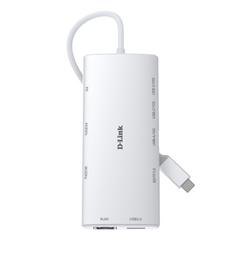 USB хъб D-Link 10-in-1 USB-C Hub