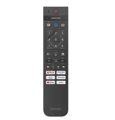 Телевизор Philips 55OLED770/12, 55' UHD 4K OLED 120Hz Ultra-low lag, 3840x2160, DVB-T/T2/C/S/S2, Ambilight 3, HDR10+, Titan OS, Dolby Vision, Atmos, DTS:X, P5 Perfect Picture /Al, BT 5.2, 4*HDMI, VRR, 2* USB, 802.11ac,  20W RMS