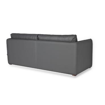 Диван триместен ИЛИНДЕН BLOK 03 - сниман отзад, сив на цвят
