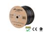 Кабел Lanberg LAN cable CAT.5e utp 305m solid outdoor gel-filled cu black fluke passed