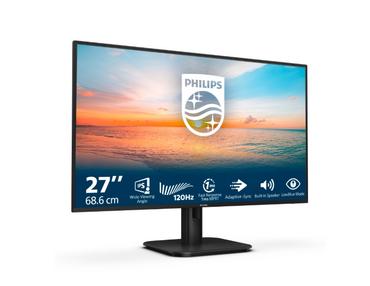 Монитор Philips 27E1N1200A, 27' IPS WLED, 1920x1080@120Hz, 4ms GtG, 1ms MPRT, 300cd m/2, 1500:1, Mega Infinity DCR, Adaptive Sync, FlickerFree, LowBlue Mode, 2Wx2, Tilt, D-SUB, HDMI, DP