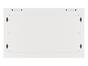Комуникационен шкаф Lanberg rack cabinet 19' wall-mount 6U/600x450 for self-assembly with metal door grey (flat pack)