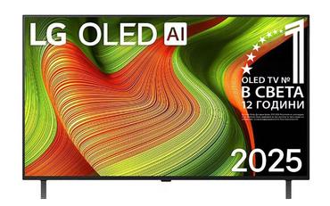 Телевизор LG OLED48B53LA, 48' UHD OLED, 4K (3840 x 2160), DVB-C/T2/S2, Alpha 8 AI 4K Gen2, 100Hz, webOS 25 ThinQ AI, HDR10, VRR (120 Hz), NVIDIA G-SYNC, AMD FreeSync, Dolby Vision, Dolby Atmos, Wi-Fi 6, Bluetooth, HDMI, USB, Airplay 2, Multi View