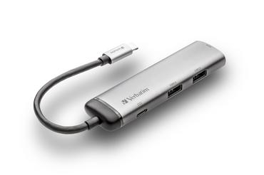 USB хъб Verbatim USB-C Multiport Hub USB 3.1 Gen1/USB 3.0/HDMI