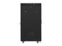 Комуникационен шкаф Lanberg rack cabinet 19' free-standing 27U/800x1000 (flat pack) with glass door lcd black v2