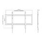 Стойка NewStar Flat Screen Wall Mount - ideal for Large Format Displays (fixed) - 125KG