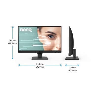 Монитор BenQ GW2490, 23.8' IPS, GtG 5ms, 1920x1080 FHD, 100Hz, 99% sRGB, Eye Care Reminder, Flicker-free, LBL+, B.I. Gen 2, 1300:1, 20M:1 DCR, 8 bit, 250cd/m2, 2xHDMI, DP, Sp.2x2W, Headphone jack, Line In, Tilt, Vesa, ES