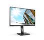 Монитор AOC 24P2QM, 23.8' VA WLED, 1920x1080@75Hz, 4ms GtG, 300cd m/2, 3000:1, 50M:1 DCR, Adaptive Sync, Low Blue Light, FlickerFree, 2Wx2, Tilt, Height Adjust, Pivot, Swivel, D-SUB, DVI, HDMI, DP, USB hub