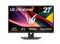 Монитор LG 27G610A-B, UltraGear 27' IPS, AG, 1ms (GtG), 200Hz, 1000:1, HDR400, sRGB 99%, 400cd/m2, QHD 2560x1440, NVIDIA G-SYNC, AMD FreeSync, HDMI, DisplayPort, Headphone Out, Reader mode, Tilt, Swivel, Height Adjustable, Pivot, Black