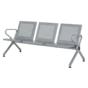 Посетителска пейка BTL 39- метална, сива