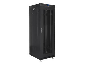 Комуникационен шкаф Lanberg rack cabinet 19' free-standing 37U / 600x800 self assembly flat pack with mesh door LCD, black