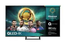 Телевизор Hisense 50'A7Q, 4K Ultra HD 3840x2160, Quantum Dot, Light Sensor,HDR 10+, HLG, Dolby Vision, Dolby Atmos, Smart TV, Voice Control,2x10 W + 20 W ,WiFi 5GHz, WiFi Direct, BT, Anyview Cast, 3xHDMI, 2xUSB, LAN, DVB-T2/C/S2, Black