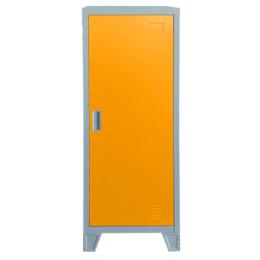 Метален гардероб детски BTL с 1 отделение- затворен, ранжев