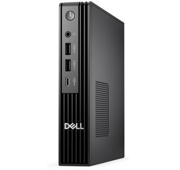 Настолен компютър Dell Pro Micro Plus QBM1250, Intel Core Ultra 5 235 (13 TOPS NPU, 14 cores, up to 5.0GHz), 16 GB: 1 x 16 GB, DDR5, up to 5600 MT/s, 512GB SSD TLC, Integrated Graphics, Wi-Fi 6E, Bulgarian Keyboard&Mouse, 180W, Win 11Pro, 3Y PS