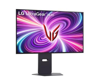 Монитор LG 32GS95UV-B, 31.5' 4K UHD OLED Dual-Mode, 0.03ms (GtG), UHD (3840x 2160), 4K 240Hz, FHD 480Hz, 1500000:1, 450 cd/m2, 1000:1, DCI-P3 98%, AMD FreeSync, NVIDIA G-Sync, DTS, Speacer 7Wx2, VRR, HDR 400, USB Down/Up-stream, HDMI, DisplayPort, Tilt, H