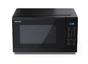 Микровълнова печка Sharp YC-MG252AE-B, Fully Digital, Built-in microwave grill, Grill Power: 1000W, steel/painted grey, 25l, 900 W, Housing Material Microwave-Steel, LED Display Blue, Timer & Clock function, Child lock, Defrost, Cabinet Colour: Black