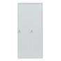 Метален гардероб BTL K с 2 отделения 183х81х50 см- затворе, сив цвят