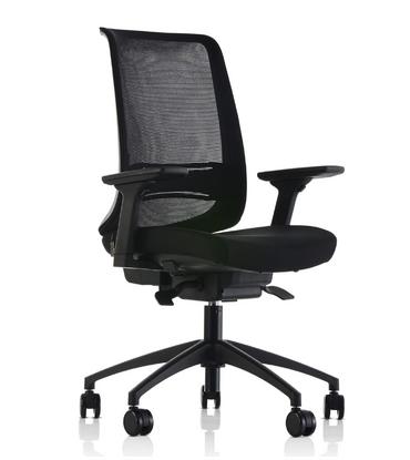 Работен стол ЕМИНЕ MRC- черен цвят седалка