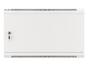 Комуникационен шкаф Lanberg rack cabinet 19' wall-mount 6U/600x450 for self-assembly with metal door grey (flat pack)