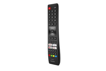 Телевизор Sharp 55FP1EA, 55' LED  Android TV, 4K Ultra HD QLED 3840x2160 Frameless, DVB-T/T2/C/S/S2, Active Motion 800, 2x10W (6 ohm), HDR10, Dolby Digital, Dolby Vision, DTS:X, Google Assistant, Chromecast Built-in, HDMI 2.1 eARC, Micro SD card slot, 3.5