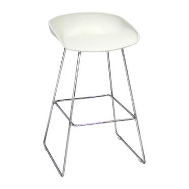 Бар стол КАНАТИЦА SLD 15- бяла седалка