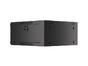 Комуникационен шкаф Lanberg rack cabinet 19' wall-mounted 4U 600 fast assembly (flat pack) black