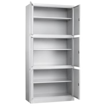 Архивен шкаф BTL LZ с 6 отделения 180х85х40 см- сниман под ъгъл, с двете врати отворени