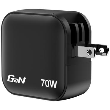 Зарядно устройство Verbatim Mini GaN Charger 70W 3 Port US plug with EU and UK adaptors