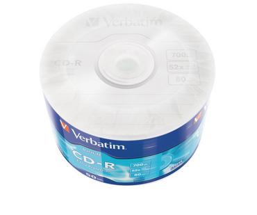 Медия Verbatim CD-R 700MB 52X EXTRA PROTECTION WRAP (50 PACK)