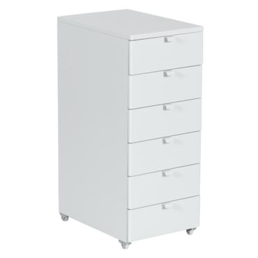 Метален контейнер K BTL с 6 чекмеджета- снима отпред, затворени чекмеджета