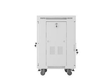 Комуникационен шкаф Lanberg rack cabinet 19' free-standing 15U/600x600 (flat pack) with glass door lcd grey v2
