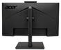 Монитор Acer Vero B247YD6bmiprczx, 23.8' IPS LED ZeroFrame, FHD (1920x1080), Adaptive Sync 120Hz, 4ms (GTG), 1500:1, 250 nits, HDMI, VGA, DP, Speakers, Audio in/out, USB3.2x3 (1up 3down), 5MP Cam, ERGO Stand, Energy Star, EPEAT Gold , Black