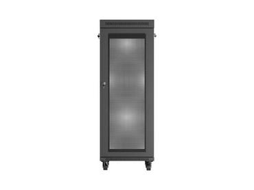 Комуникационен шкаф Lanberg rack cabinet 19' free-standing 32U/600X600 (FLAT PACK) with mesh door LCD black