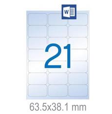 Полиестерни етикети 63.5х38.1 мм