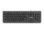 Клавиатура Natec Keyboard Trout US Layout Slim, Black