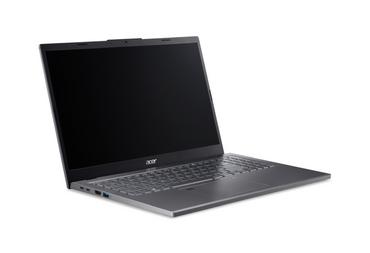 Лаптоп Acer Aspire A15-61M-R7W7, AMD Ryzen 7 8840HS (up to 5.10GHz, 16MB), 15.6' FHD IPS SlimBezel, 16GB DDR5 (2x8GB), 512GB PCIe NVMe SSD, AMD Radeon 780M, Wifi 802.11AX, BT, FP, FHD Cam, KB Backlight, No OS, Steel Gray