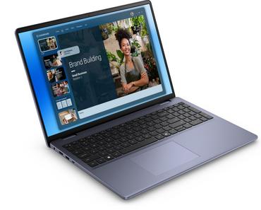 Лаптоп Dell 16 DC16251, Intel Core 7 150U (10 cores, up to 5.4 GHz), 16.0' FHD+(1920x1200) AG 300nits, 32GB, 2x16GB, DDR5, 5200MT/s, 1TB M.2 PCIe, Intel Graphics, Cam, FPR, Wi-Fi 6E, Backlit Kb, Ubuntu, Midnight Blue, Aluminium,3Y PS