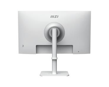 Монитор MSI Modern MD272UPSW, 27', 4ms, IPS, 3840x2160 (UHD), 16:9, Flat, Smart Google TV, Remote Control, HDR Ready, 300 nits, 1000:1, DP(1.4a), HDMI2.0b, TypeC DP alt. w/PD (65W), 2xUSB (2.0), LAN, WiFi 5, BT 5, Dolby Audio 2x3W, Pivot, Heigh Adj., Whit