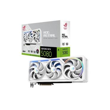 Видео карта Asus ROG Astral GeForce RTX 5080 16GB GDDR7 OC White