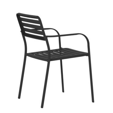 Градински стол ЛАЗУР- черен