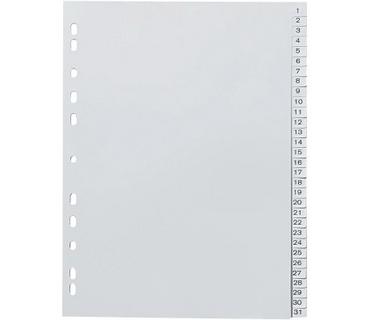 Разделител 1-31 PP сив