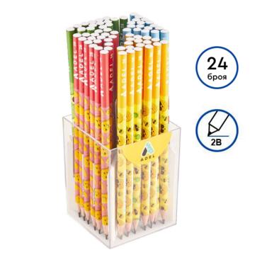 Молив Adel Fruit 2B 24 броя
