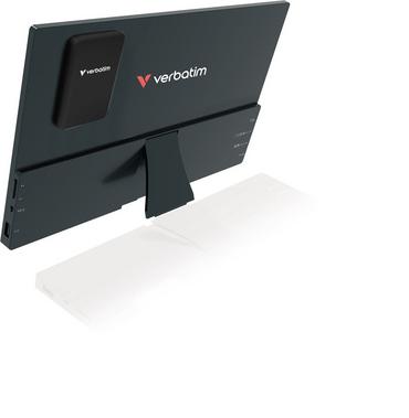 Монитор Verbatim Portable 14' FHD Touch Monitor LIGHT with Wireless Power Supply incl. Power Bank 5000mAh