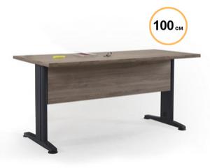 Работно офис бюро 100 см с метален крак 30 мм плот