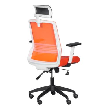 Директорски стол АНУШ-сниман отзад, бяла рамка