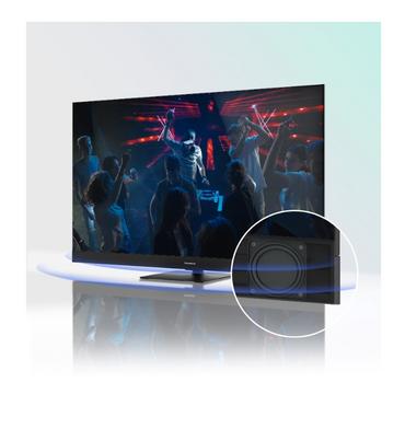 Телевизор Thomson Smart QLED Plus TV 65'; Google TV; 3840 x 2160 (4K UHD), QLED, 4000:1, 60 Hz, DVB-T/T2/C/S/S2, HDR10, Wi-Fi, Bluetooth, LAN, HDMI 2 (2.0) + 2 (2.1), USB 2 (2.0) + 1 (3.0),Built-in Front Speakers, Central Swivel Stand, Black