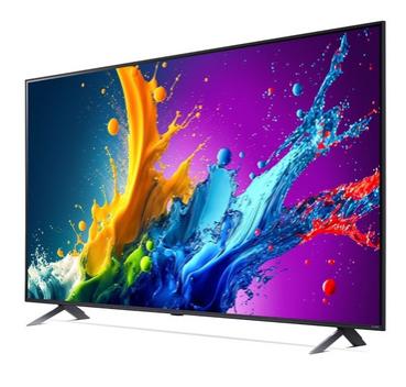 Телевизор LG 65QNED80T3A, 65' 4K QNED HDR Smart TV, 3840x2160, DVB-T2/C/S2, Alpha 5 AI 4K Gen7, HDR 10 PRO, webOS 24 ThinQ, 4K Upscaling, WiFi 5, Voice Controll, Bluetooth 5.1, AirPlay 2, LAN, CI, HDMI, SPDIF, 2 pole Stand , Silver