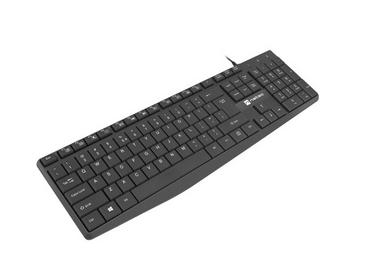 Клавиатура Natec Keyboard Nautilus SLIM US Layout Black